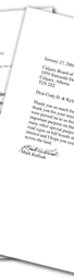 Letter from Mark Kalluak.