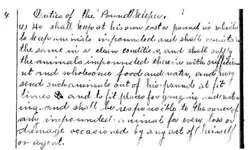 a picture of the original bylaw